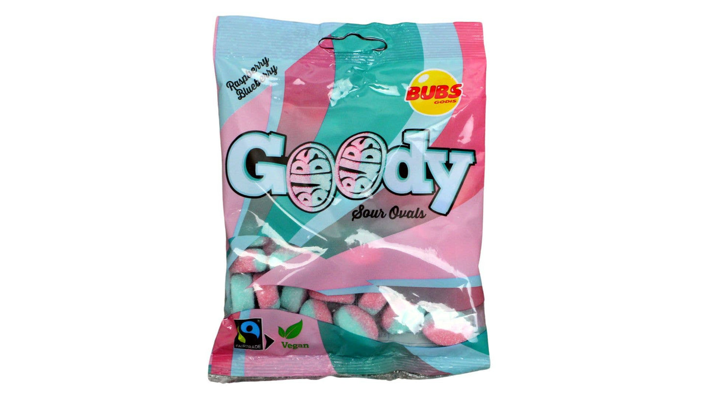 Bubs Godis Rasberry Blueberry