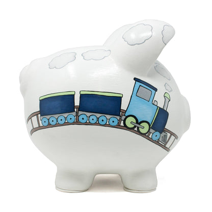 Box Car Train Large Piggy Bank