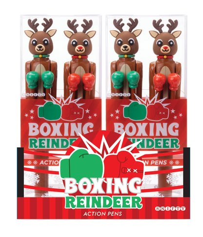 BOXING REINDEER ACTION PENS