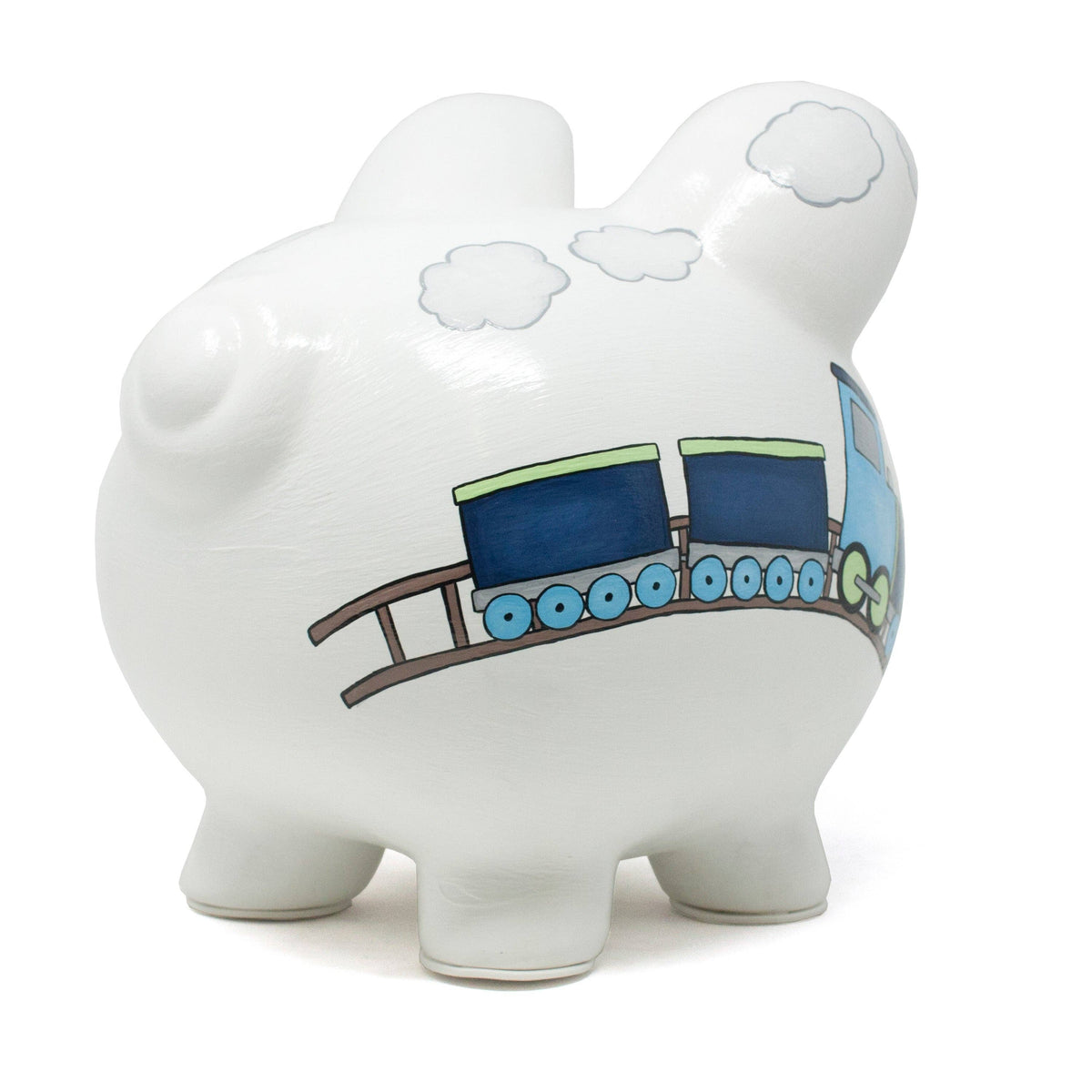 Box Car Train Large Piggy Bank
