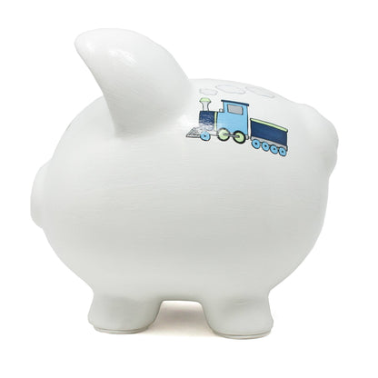 Box Car Train Large Piggy Bank
