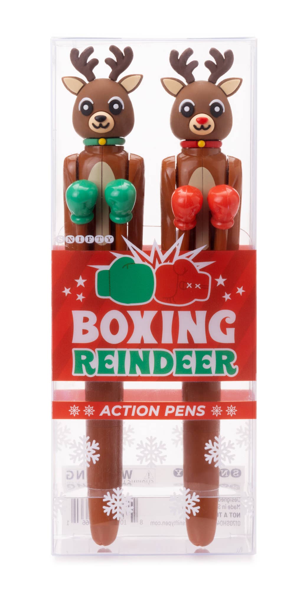 BOXING REINDEER ACTION PENS