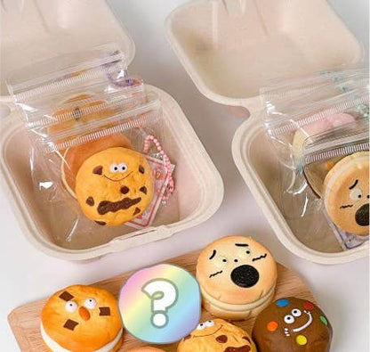 Cute Bakery Cookie Squishy Keychain (Blind Assortment)