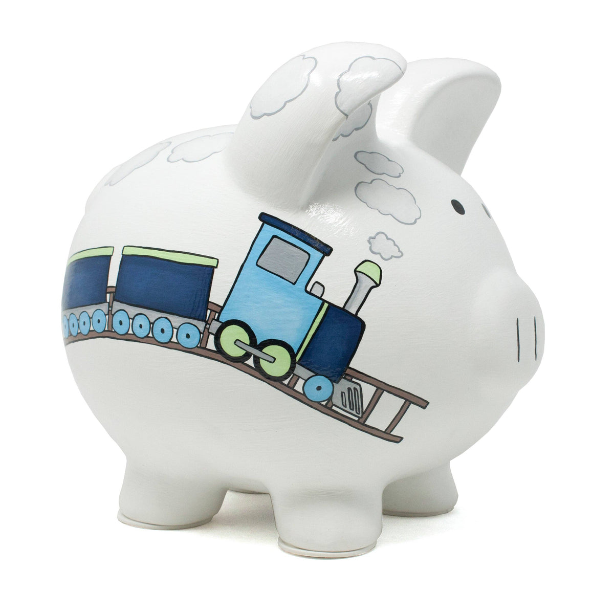 Box Car Train Large Piggy Bank