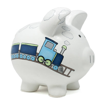 Box Car Train Large Piggy Bank