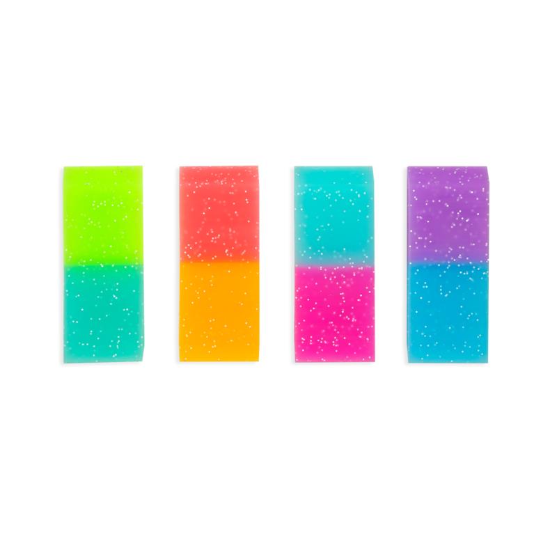 Glitter Jumbo Erasers