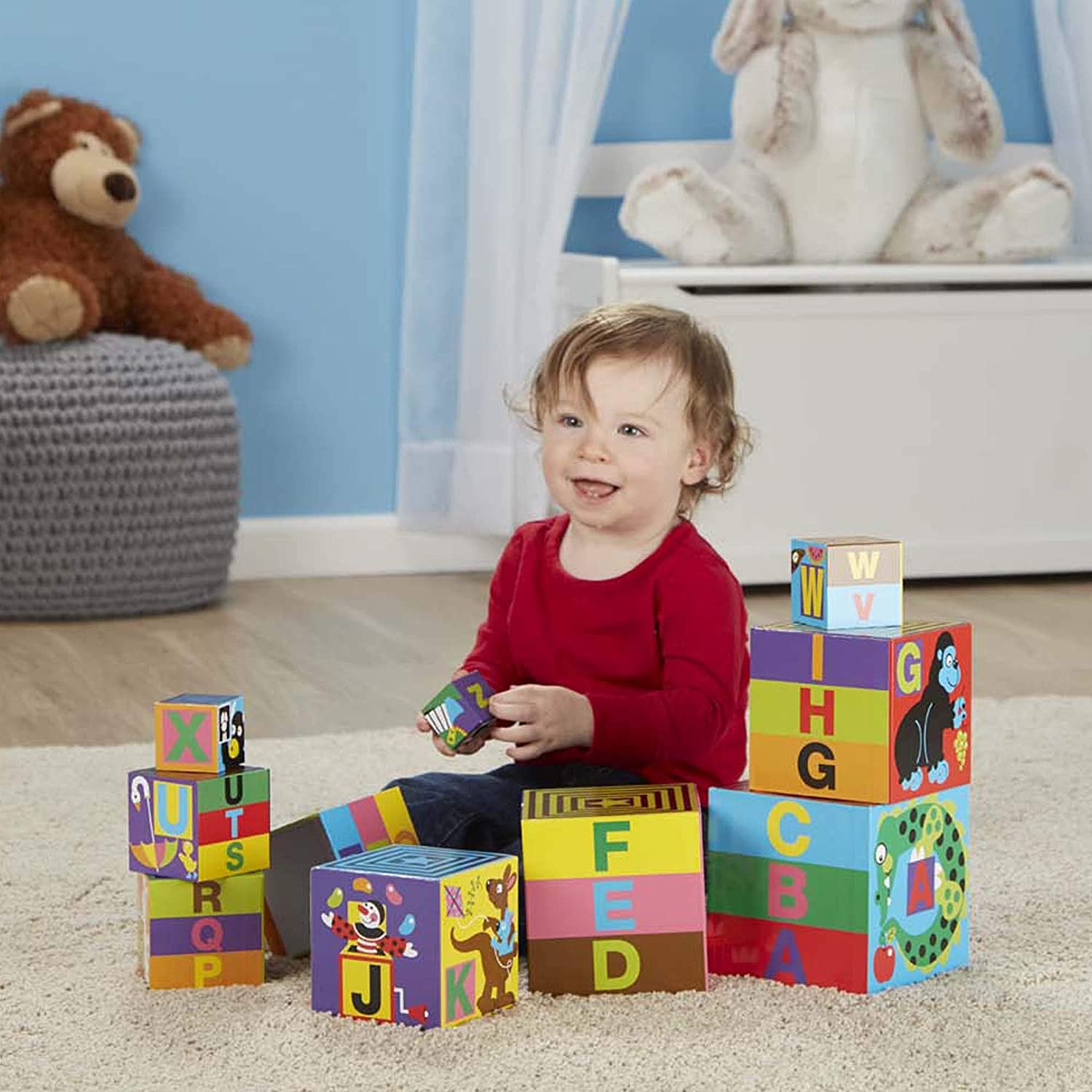 Stacking Letter Blocks