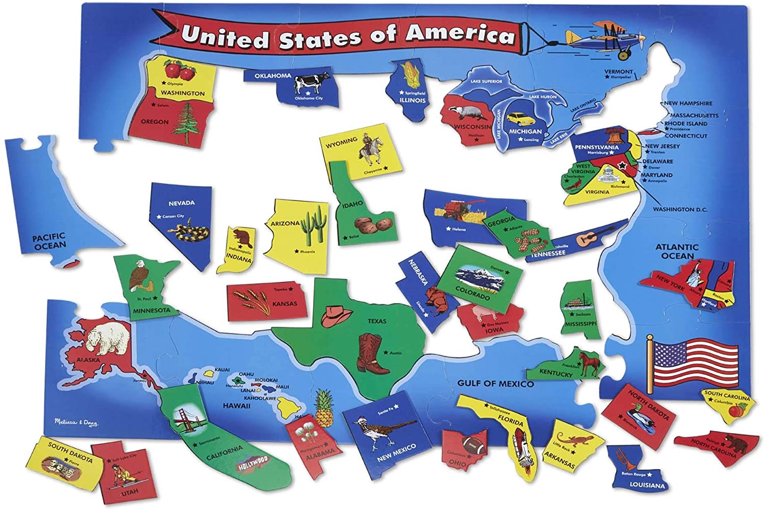 Floor Puzzle USA