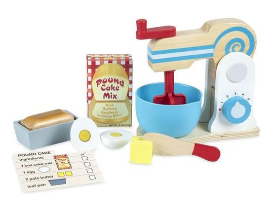 Wooden Cake Mixer Set