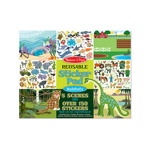 Habitats Reusable Sticker