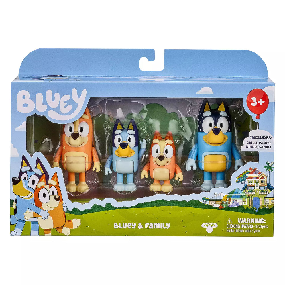 Bluey 4pk Figure