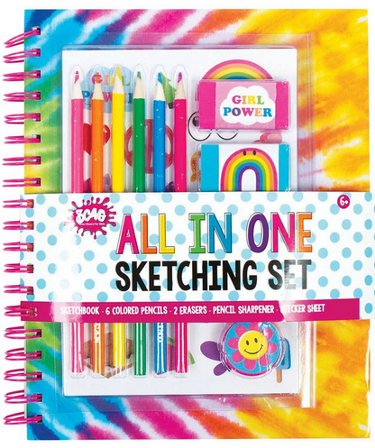 Tie Dye Sketching Set