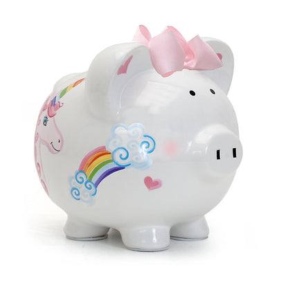 Unicorn Rainbow Piggy Ban