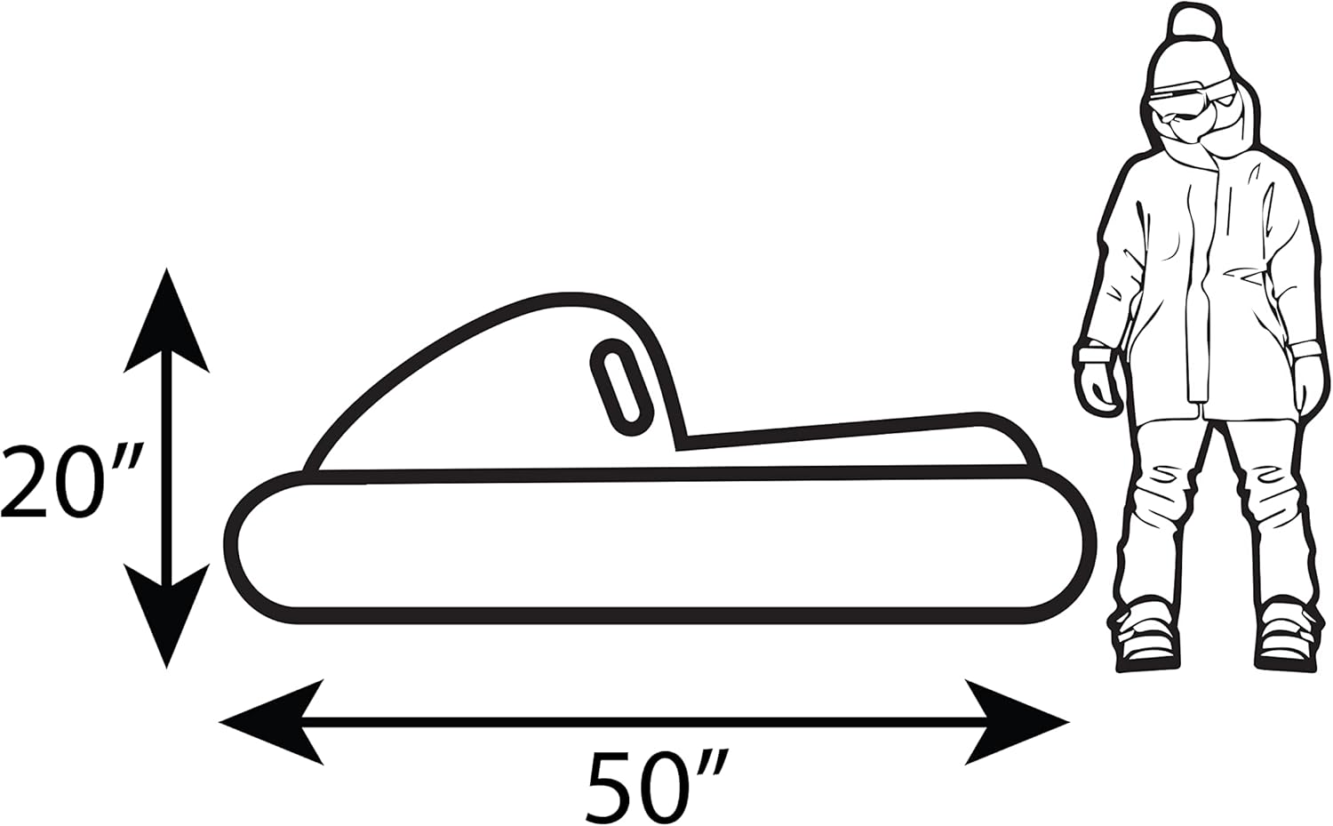 Xtreme Snowmobile Sled