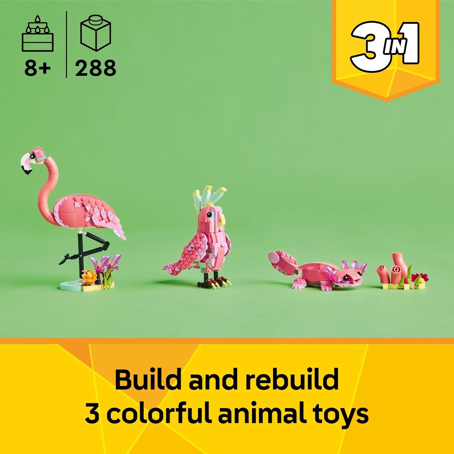 Wlid Animal Pink Flamingo