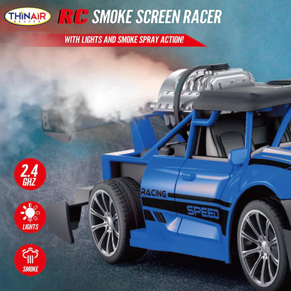 Rc Blue Smoke Screen Race