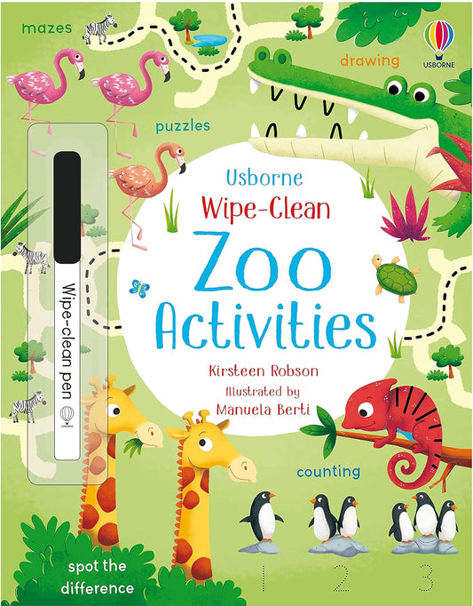 Xwipe Clean Zoo Activity