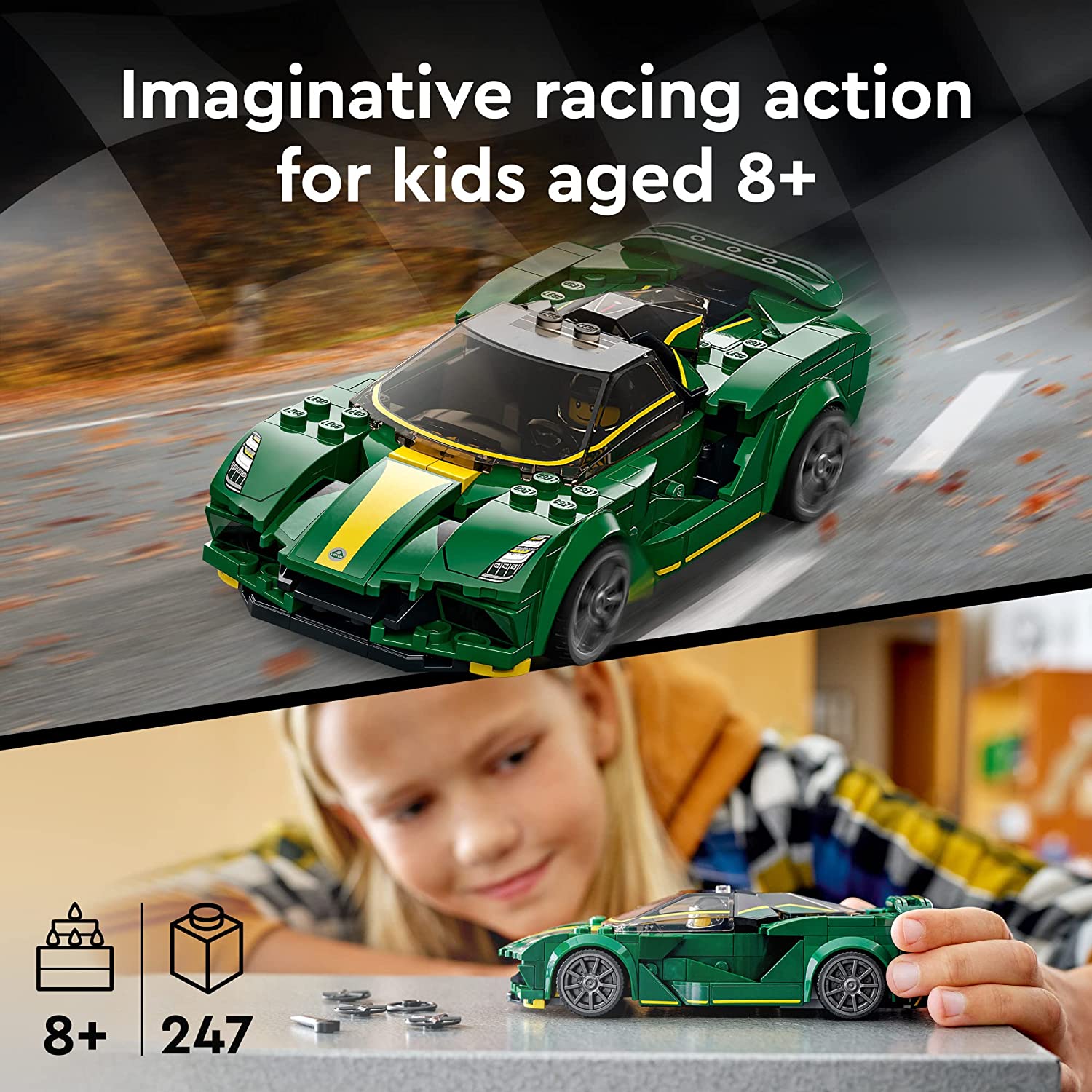 Speed Champions Lotus Evija Race Car