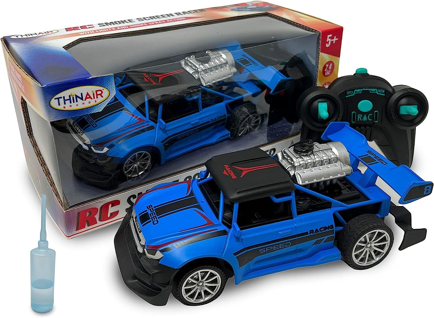 Rc Blue Smoke Screen Race