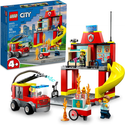 Fire Station Fire Truck