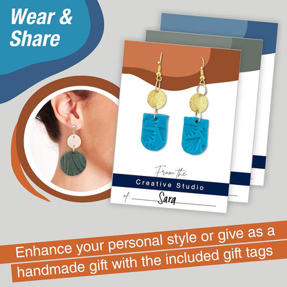 Texture Clay Earrings