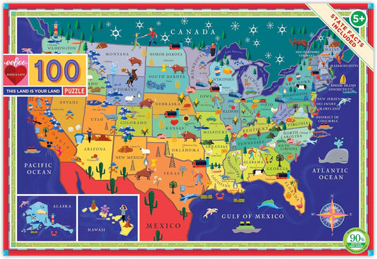USA 100 Pc Puzzle