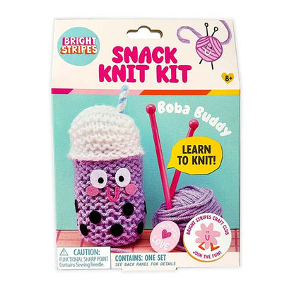Snack Knit Boba Buddy