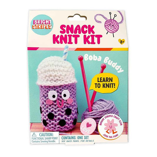 Snack Knit Boba Buddy