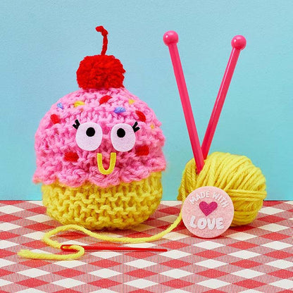 Snack Knit Cupcake Cutie