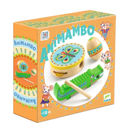 Guiro Maracas Tambourine