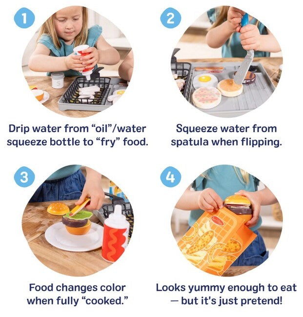 Water Wow Flip & Fry Play