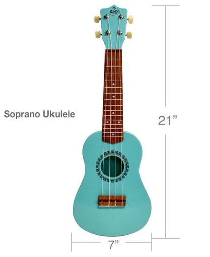 Seafoam Green Ukeleles